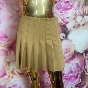 Forever 21 Tan Mini Skirt